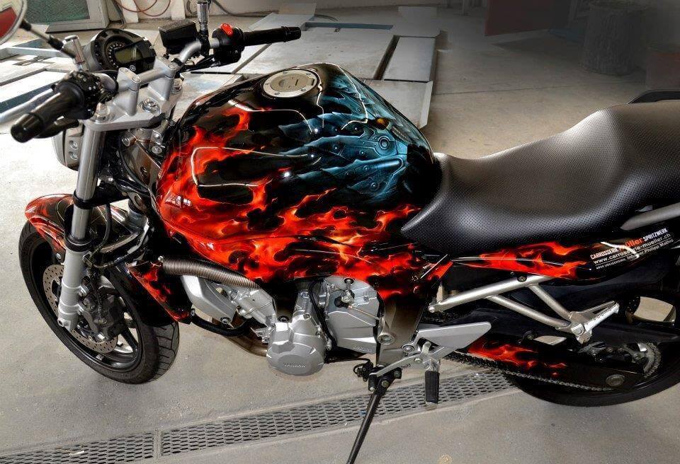 Peiture Moto personnalisée