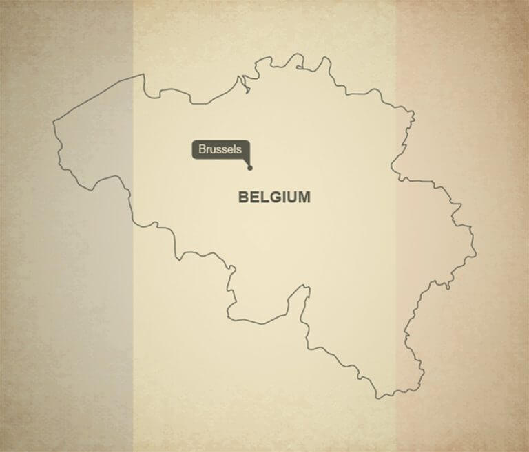 A moto en Belgique
